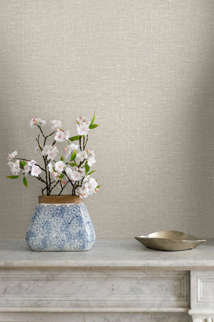 Nomi Flax GT30005 by Seabrook Designs Designer Wallpaper