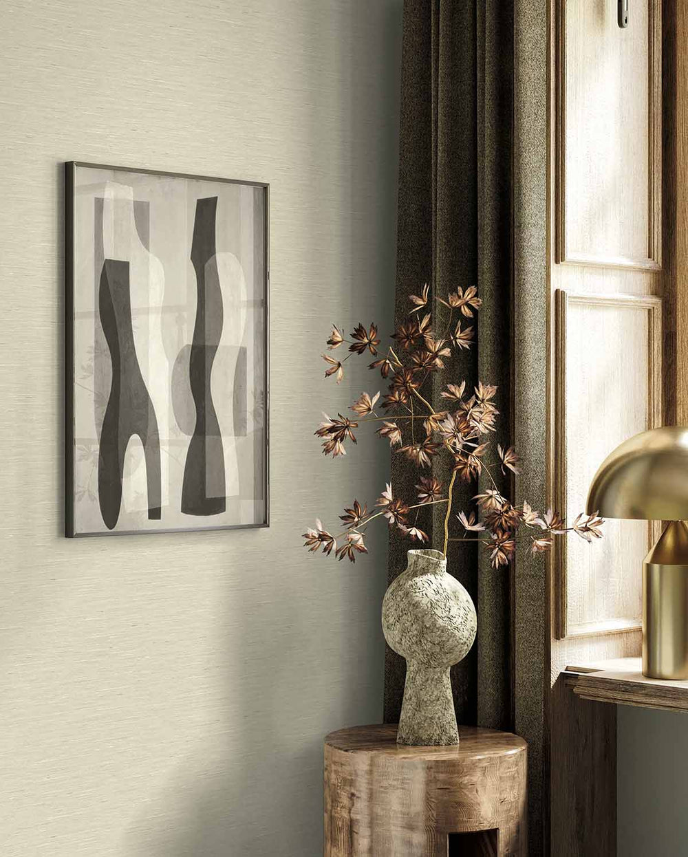 Bangkok Latte GT30105 by Seabrook Designs Designer Wallpaper