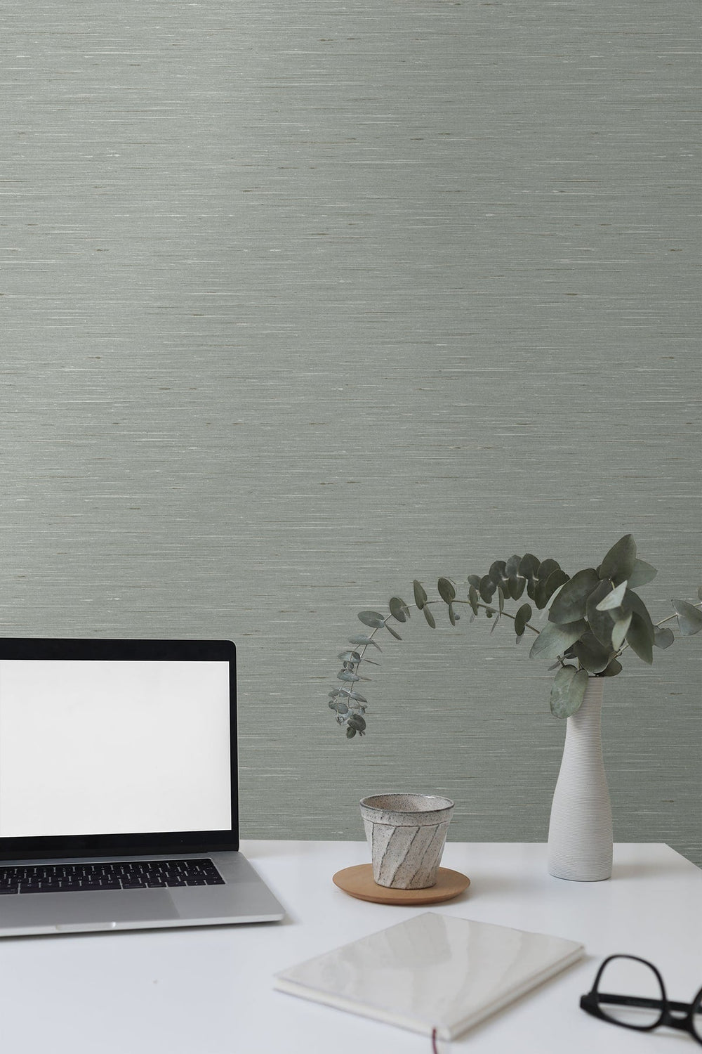 Bangkok Blue Gray GT30108 by Seabrook Designs Designer Wallpaper