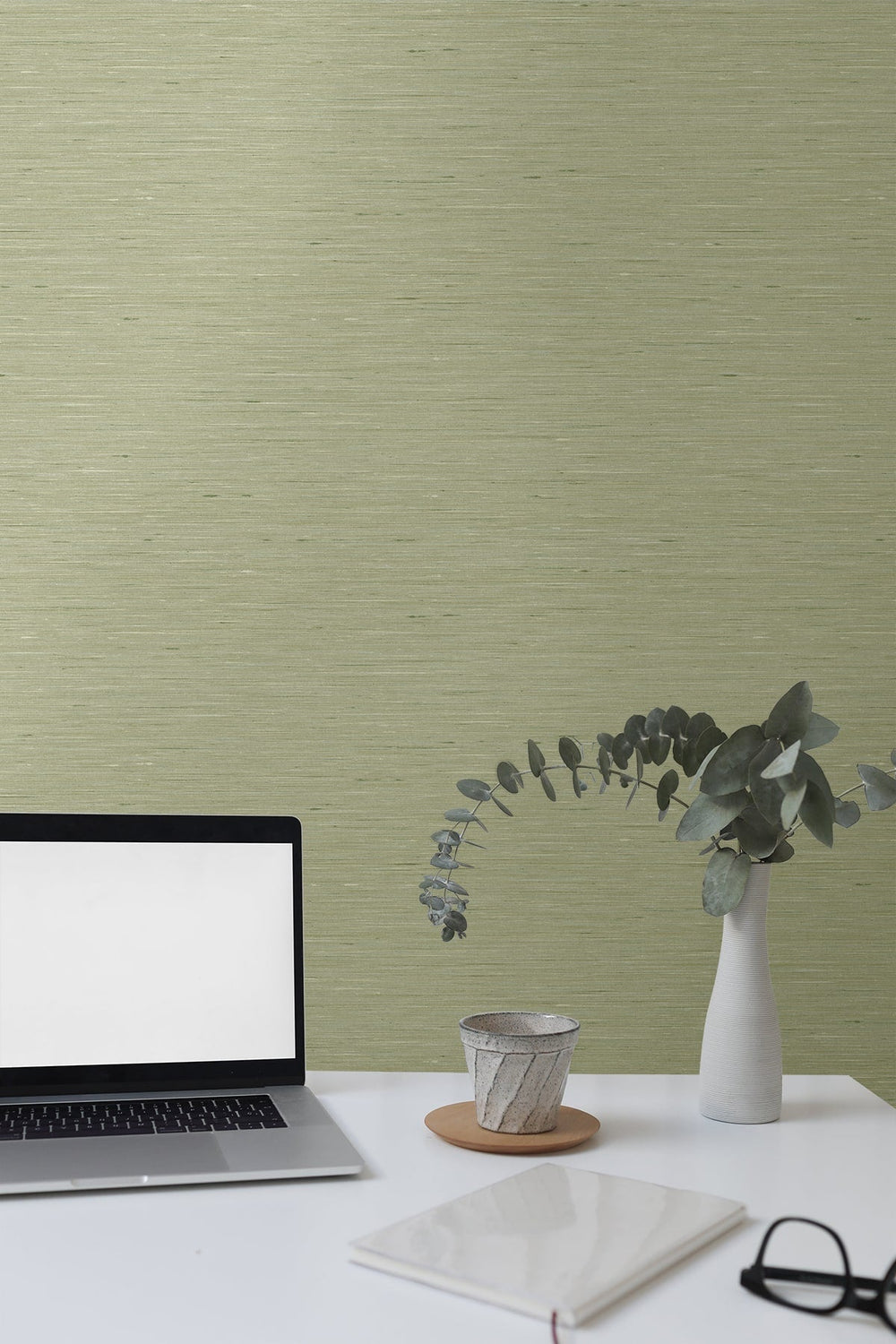 Bangkok Fall Green GT30119 by Seabrook Designs Designer Wallpaper