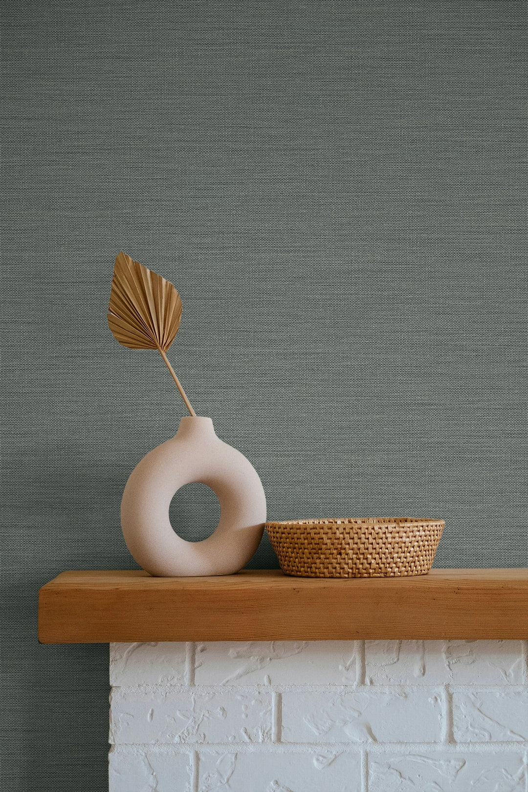 Libeco Charcoal GT30209 by Seabrook Designs Designer Wallpaper