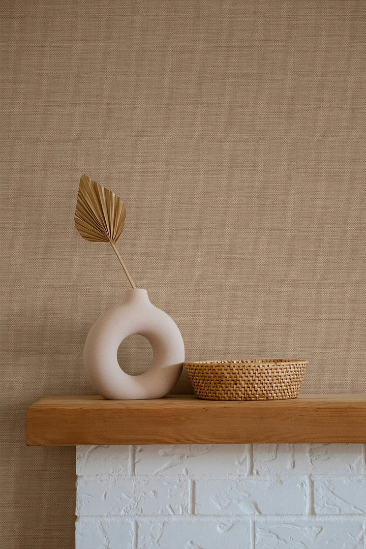 Libeco Cinnamon GT30211 by Seabrook Designs Designer Wallpaper