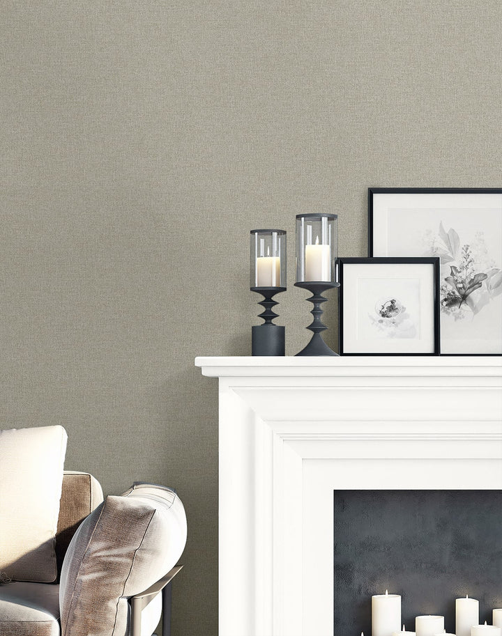 Normandy Taupe GT30327 by Seabrook Designs Designer Wallpaper