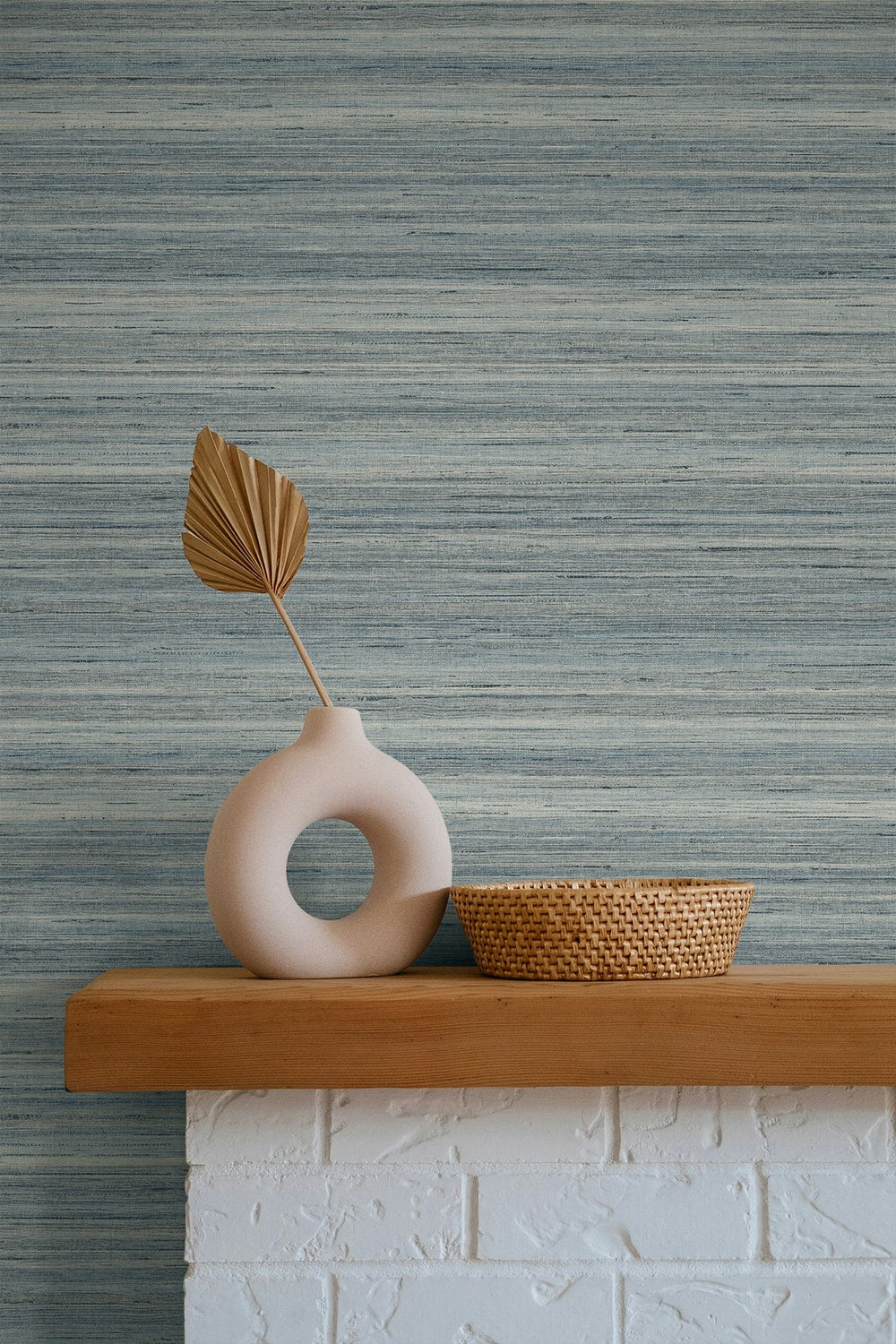 Meiya Slate Blue GT30405 by Seabrook Designs Designer Wallpaper