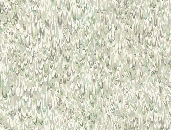 Aslan Green Wallpaper by Ronald Redding Designer