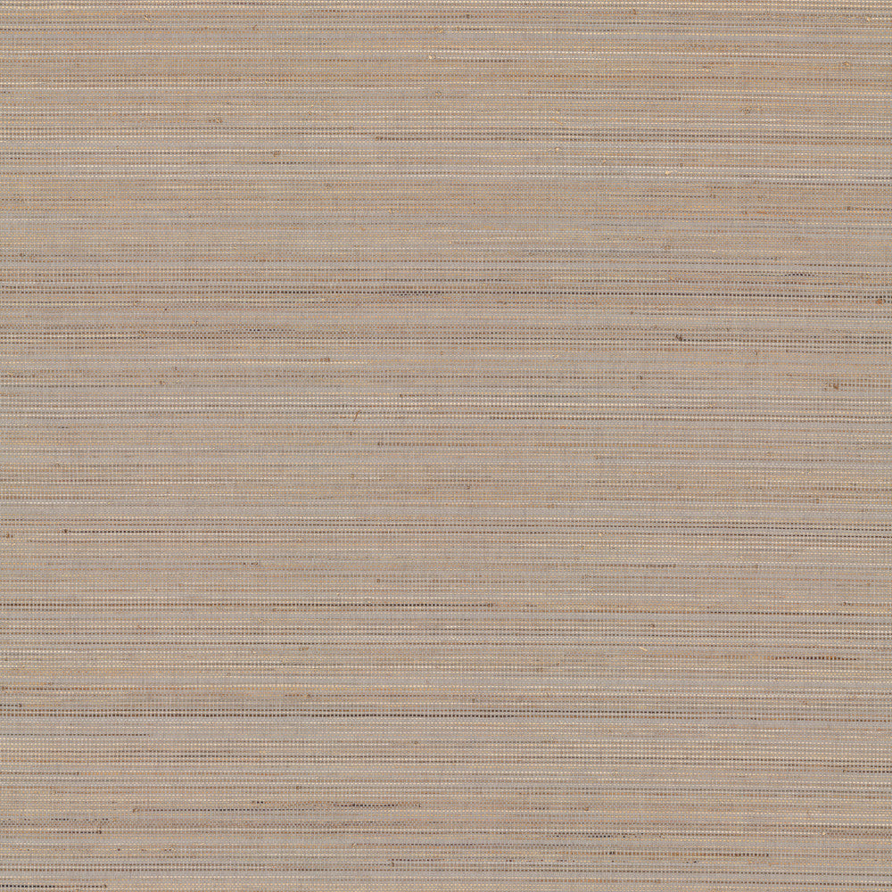 Marled Abaca Grey Wallpaper by Ronald Redding Designer Grasscloth & Natural Resource Covers about 72 square feet 36-in by 24-ft long roll Unpasted 0 - Swanky Fabrics -