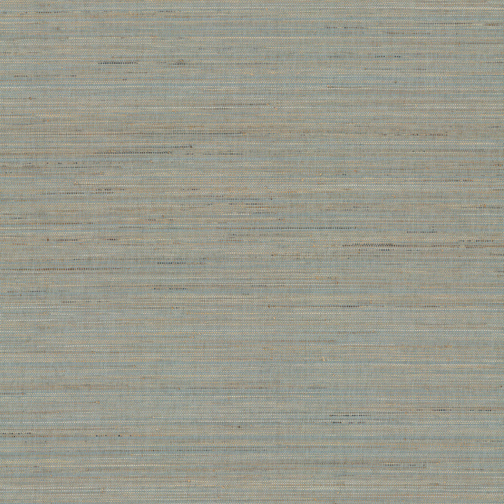 Marled Abaca Spruce Wallpaper by Ronald Redding Designer Grasscloth & Natural Resource Covers about 72 square feet 36-in by 24-ft long roll Unpasted 0 - Swanky Fabrics -