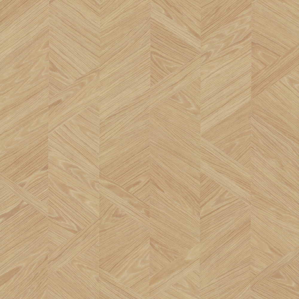 Interlocking Wood Oak Wallpaper by Ronald Redding Designer Grasscloth & Natural Resource Covers about 72 square feet 36-in by 24-ft long roll Unpasted 0 - Swanky Fabrics -