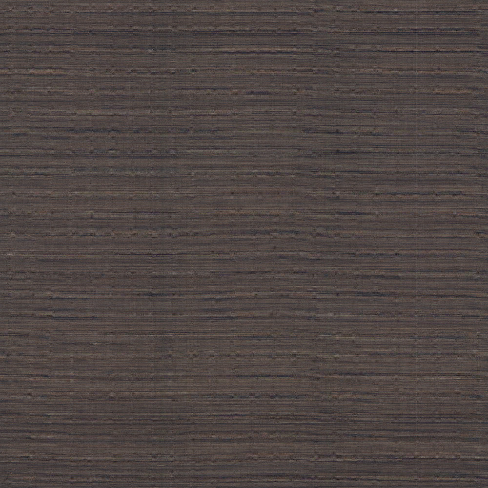 Modern Abaca Black Wallpaper by Ronald Redding Designer Grasscloth & Natural Resource Covers about 72 square feet 36-in by 24-ft long roll Unpasted 0 - Swanky Fabrics -