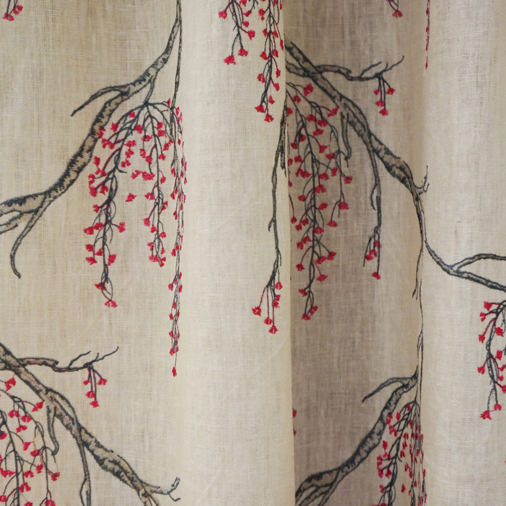 Gwendoline 44Sj101 by JF Designer Fabric JF Studio 80% Linen, 18% Viscose, 2% Cotton India Horizontal: 26 and Vertical: 15 54 - Swanky Fabrics -