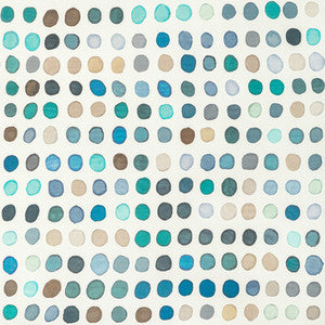 Lee Jofa Modern Fabric Twister Print Denim/Aqua