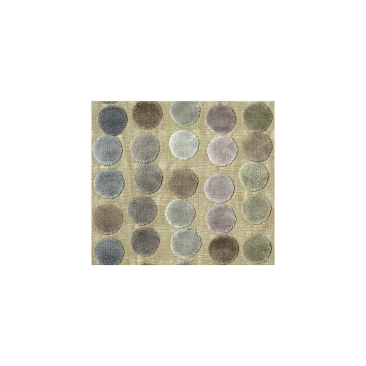 Avery Dots Mauve/Taupe by Groundworks Designer Fabric - VISCOSE - 58%;POLYESTER - 23%;LINEN - 19% Belgium HEAVY Horizontal: 6.89 and Vertical: 6.73 54.33 - Swanky Fabrics -