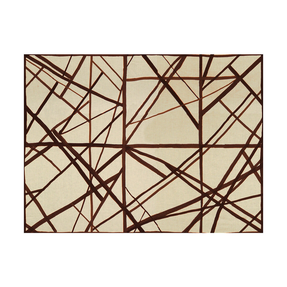 Channels Plum/Oatmeal by Lee Jofa Modern Fabric Lee Jofa Modern Fabric Channels Plum/OatmealFabric KELLY WEARSTLER II LINEN - 100% Italy </p><p>Repeat: H: 55, V: 41.5 55 - Fabric Carolina -