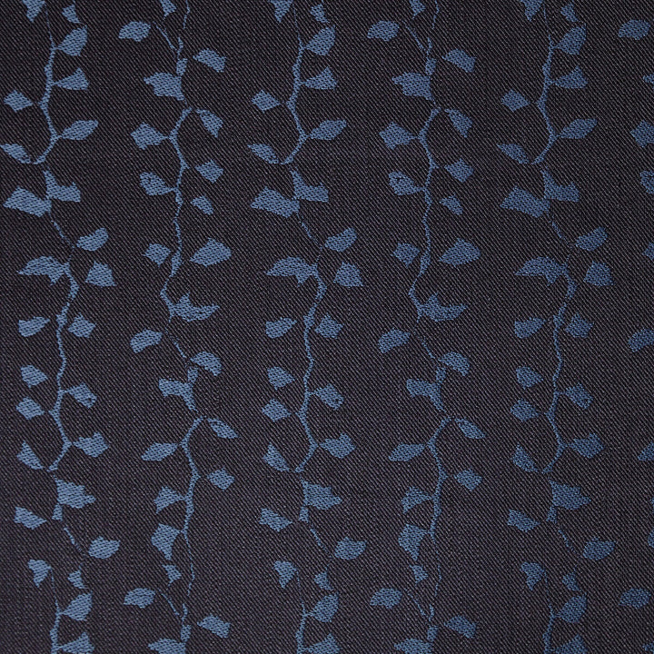 Jungle Midnight by Groundworks Designer Fabric ALLEGRA HICKS ISLANDS COLLECTION VISCOSE - 72%;LINEN - 13%;COTTON - 11%;ACRYLIC - 4% Italy Horizontal: 5.5 and Vertical: 12.8 55 - Swanky Fabrics -
