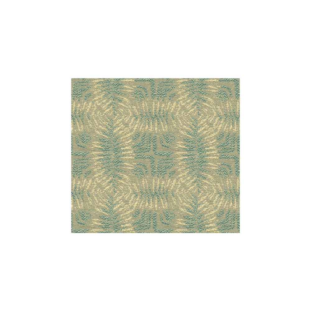 Calypso Aqua by Groundworks Designer Fabric ALLEGRA HICKS ISLANDS COLLECTION VISCOSE - 50%;COTTON - 24%;LINEN - 10%;ACRYLIC - 8%;NYLON - 8% Italy Horizontal: 5.5 and Vertical: 4.92 55 - Swanky Fabrics -