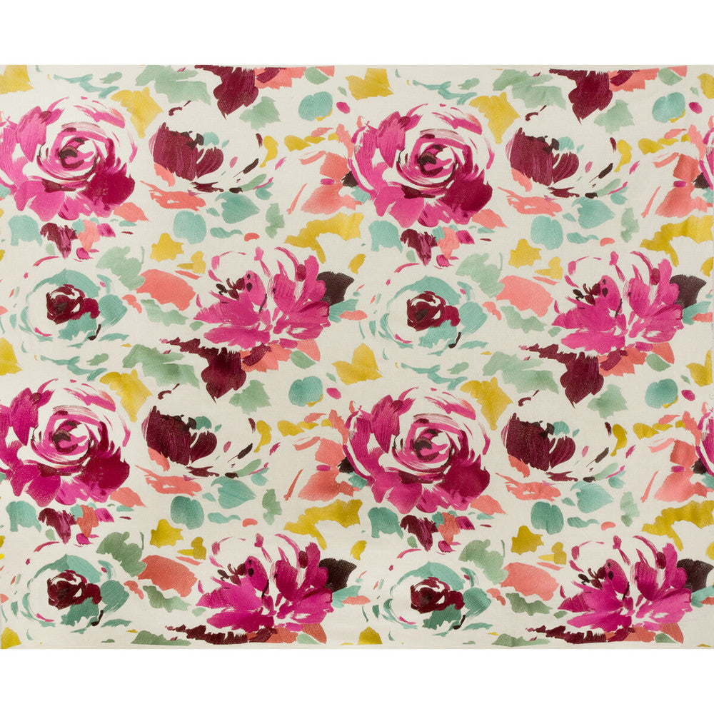 Kalos Emb Pink/Sage by Groundworks Designer Fabric KALEIDOSCOPE LINEN - 58%;SPUN POLYESTER - 21%;VISCOSE - 21% India LIGHT Horizontal: 25.5 and Vertical: 31.5 51 - Swanky Fabrics -
