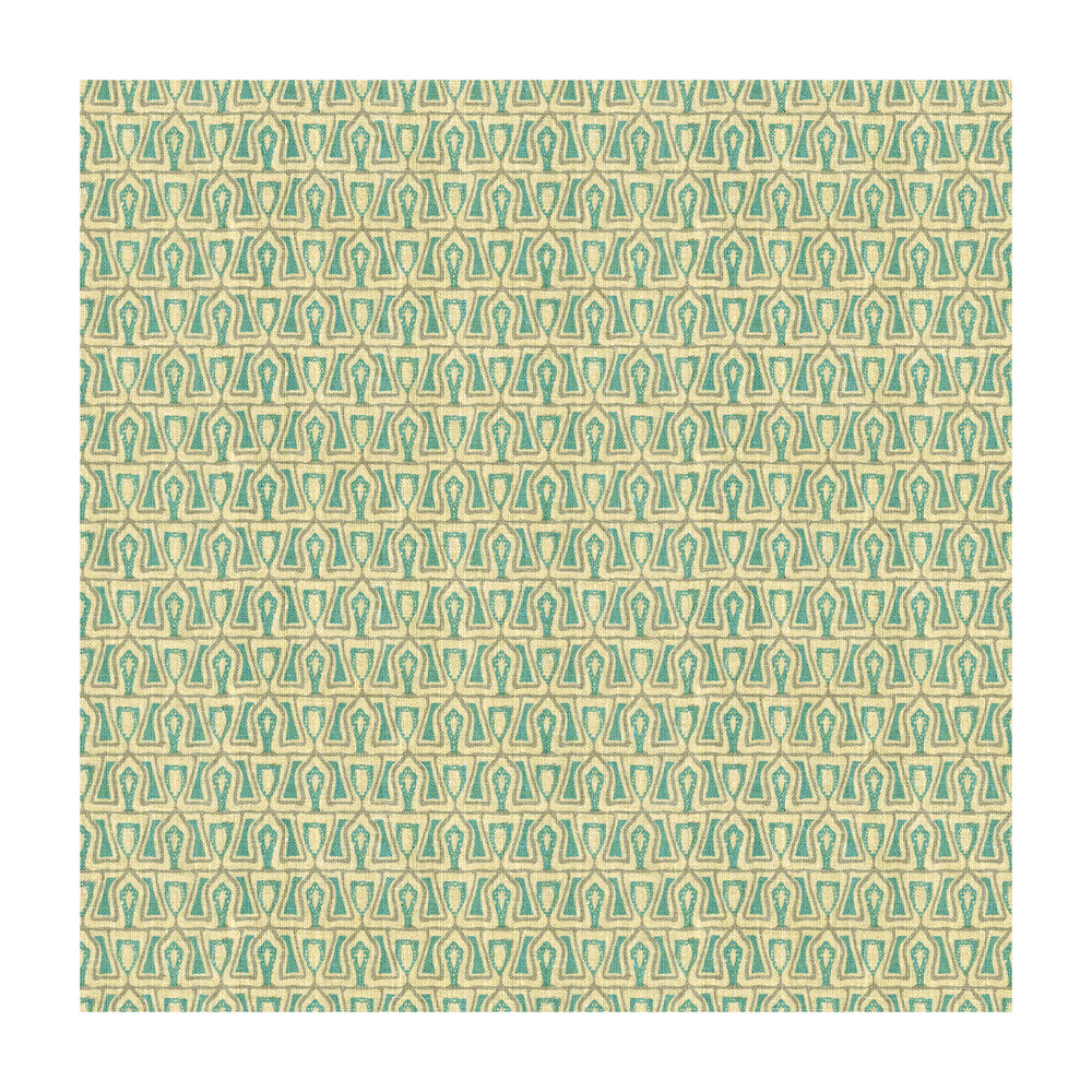 Passage Cornflower by Groundworks Designer Fabric ALLEGRA HICKS GARDEN COLLECTION LINEN - 88%;NYLON - 12% Belgium HEAVY Horizontal: 1.75 and Vertical: 1.18 54 - Swanky Fabrics -