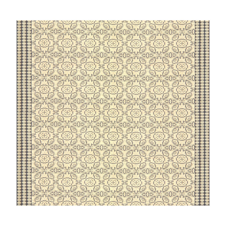 Maze Metal by Groundworks Designer Fabric ALLEGRA HICKS GARDEN COLLECTION LINEN - 88%;NYLON - 12% Belgium HEAVY Horizontal: 52 and Vertical: 6.5 53 - Swanky Fabrics -