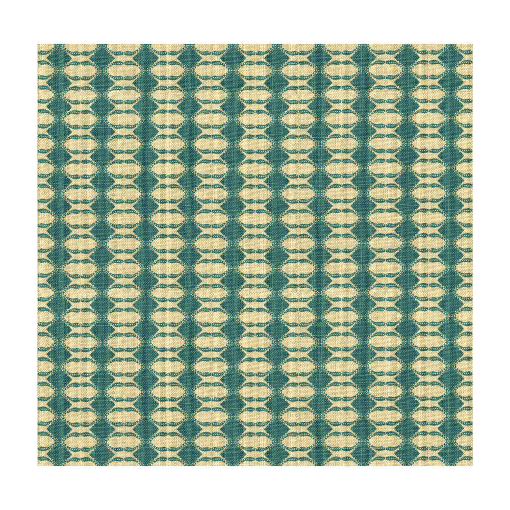 Diamond Cornflower by Groundworks Designer Fabric ALLEGRA HICKS GARDEN COLLECTION LINEN - 88%;NYLON - 12% Belgium HEAVY Horizontal: 1.25 and Vertical: 1 53 - Swanky Fabrics -