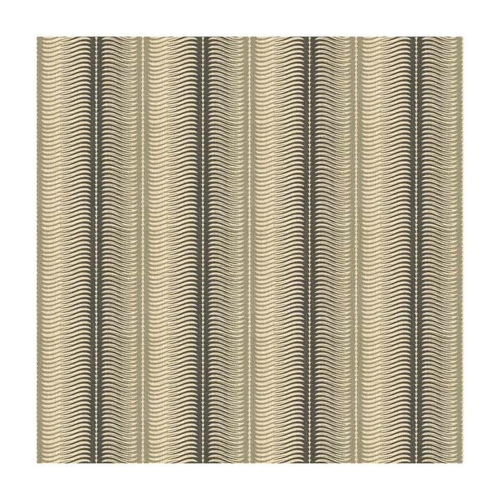 Stripes Metal by Groundworks Designer Fabric ALLEGRA HICKS GARDEN COLLECTION LINEN - 88%;NYLON - 12% Belgium HEAVY Horizontal: 2.52 and Vertical: 5.24 50 - Swanky Fabrics -