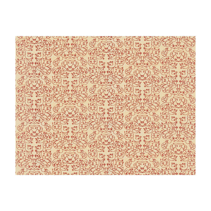 Garden Cerise by Groundworks Designer Fabric ALLEGRA HICKS GARDEN COLLECTION LINEN - 88%;NYLON - 12% Belgium HEAVY Horizontal: 9.85 and Vertical: 12.61 50 - Swanky Fabrics -