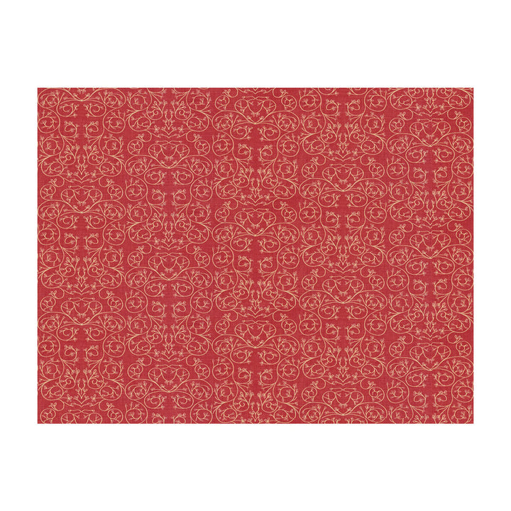 Garden Reverse Cerise by Groundworks Designer Fabric ALLEGRA HICKS GARDEN COLLECTION LINEN - 88%;NYLON - 12% Belgium HEAVY Horizontal: 9.85 and Vertical: 12.61 50 - Swanky Fabrics -
