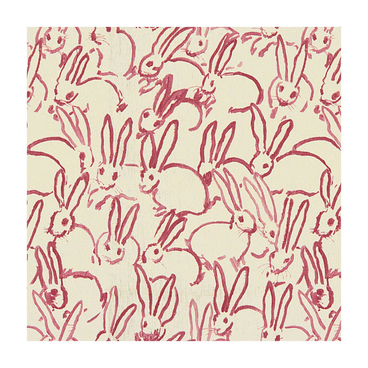 Hutch Print Pink by Groundworks Designer Fabric HUNT SLONEM FOR GROUNDWORKS LINEN - 100% China Horizontal: 27 and Vertical: 32 54 - Swanky Fabrics -