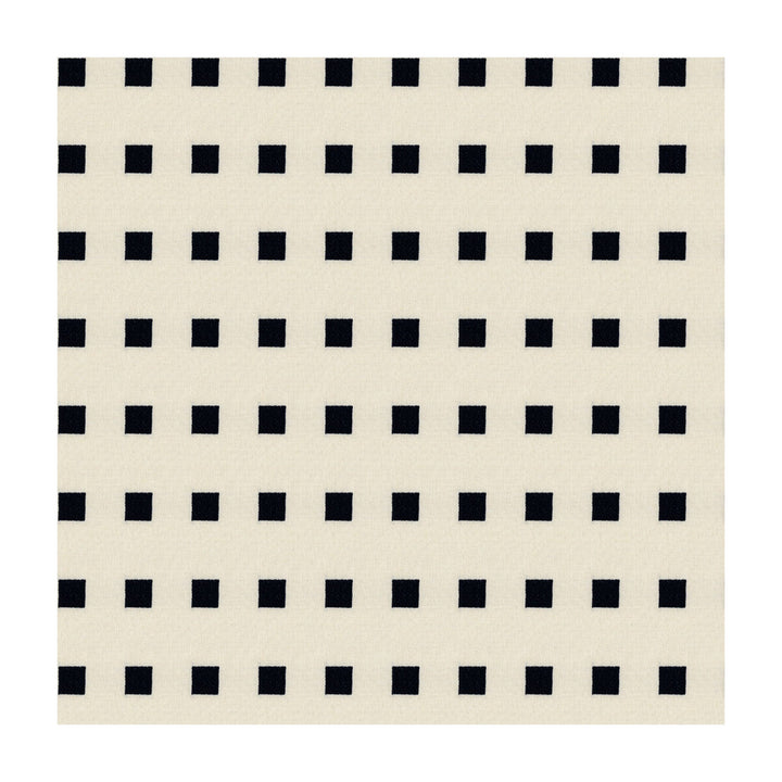 Chalet Emb Ivory/Black by Groundworks Designer Fabric KELLY WEARSTLER III LINEN - 70%;RAYON - 30% India LIGHT Horizontal: 2.5 and Vertical: 3 51 - Swanky Fabrics -