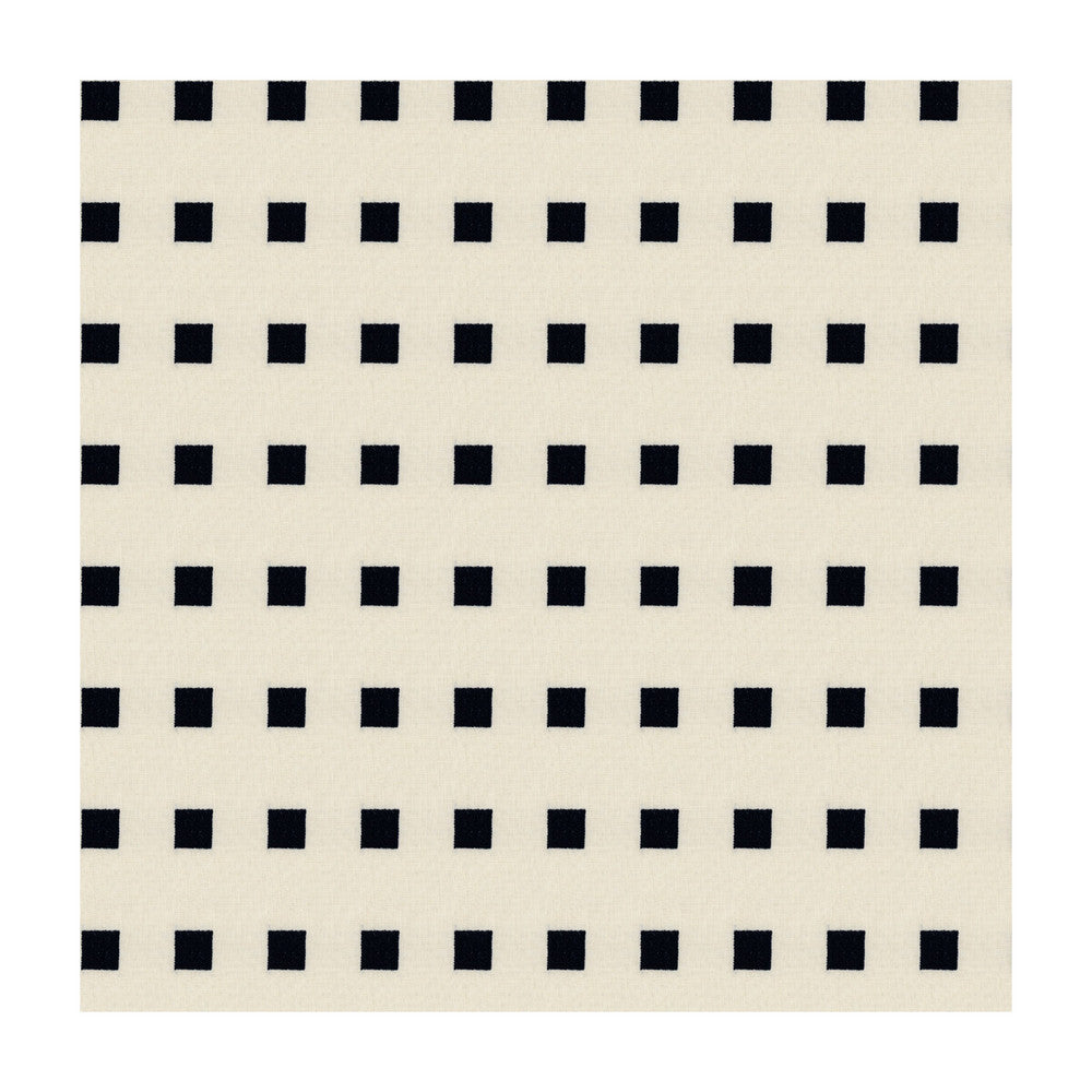 Chalet Emb Ivory/Black by Groundworks Designer Fabric KELLY WEARSTLER III LINEN - 70%;RAYON - 30% India LIGHT Horizontal: 2.5 and Vertical: 3 51 - Swanky Fabrics -