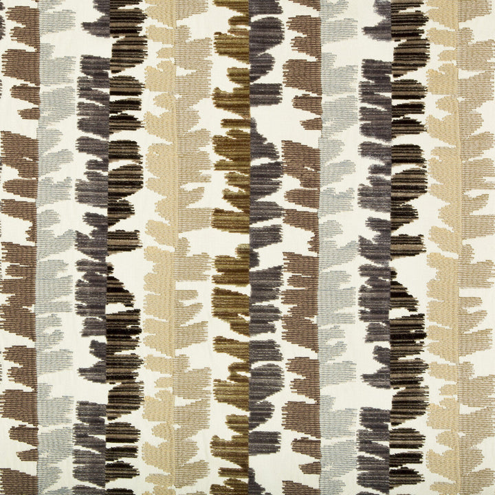 Fractal Velvet Sand/Stone by Groundworks Designer Fabric PRISM VISCOSE - 56%;COTTON - 39%;POLYESTER - 5% India HEAVY Horizontal: 13.75 and Vertical: 15.75 54 - Swanky Fabrics -