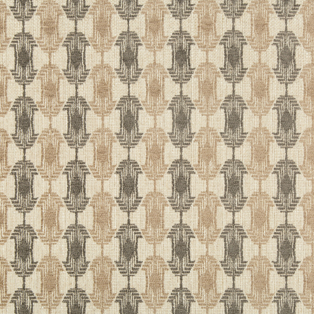 Quartz Weave Natural Metal by Groundworks Designer Fabric GEMS COLLECTION VISCOSE - 65%;COTTON - 24%;LINEN - 8%;ACRYLIC - 3% Italy MEDIUM Horizontal: 2.28 and Vertical: 2.83 55.12 - Swanky Fabrics -