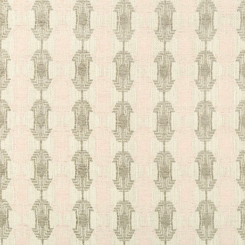 Quartz Weave Rose by Groundworks Designer Fabric GEMS COLLECTION VISCOSE - 65%;COTTON - 24%;LINEN - 8%;ACRYLIC - 3% Italy MEDIUM Horizontal: 2.28 and Vertical: 2.83 55.12 - Swanky Fabrics -