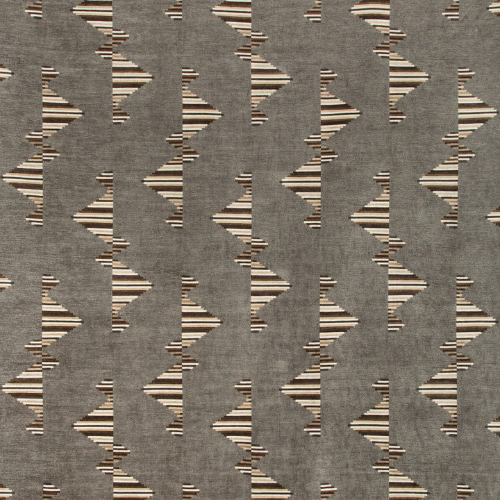 Arcade Smoke by Groundworks Designer Fabric KELLY WEARSTLER V VISCOSE - 60%;COTTON - 40% Italy HEAVY Horizontal: 13.77 and Vertical: 20 55.12 - Swanky Fabrics -