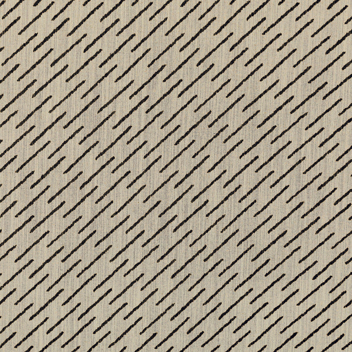 Esker Weave Ebony/Ivory by Groundworks Designer Fabric KELLY WEARSTLER VI LINEN - 38%;VISCOSE - 29%;COTTON - 22%;ACRYLIC - 7%;NYLON - 4% Italy Horizontal: 2.36 and Vertical: 2.33 55.12 - Swanky Fabrics -