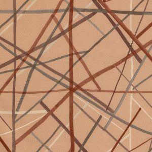 Lee Jofa Modern Fabric Simpatico Print Faded Terracotta