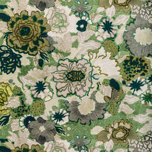 Lee Jofa Modern Fabric Arioso Print Stone/Jade