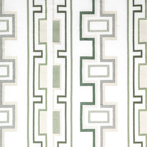 Lee Jofa Modern Fabric Tritone Embroidery Sage