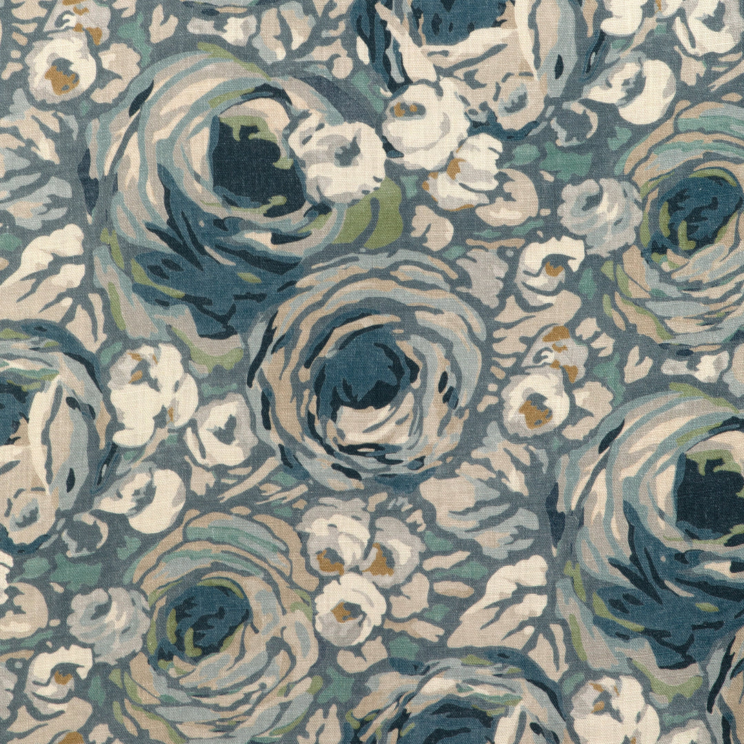 Lee Jofa Modern Fabric Orchard Print - Blue/Denim