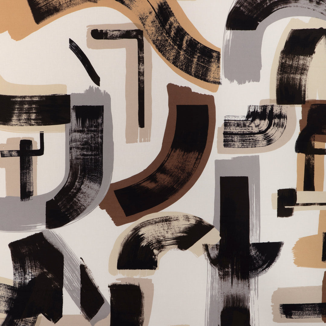 Lee Jofa Modern Fabric Bleecker Print - Bark/Dune