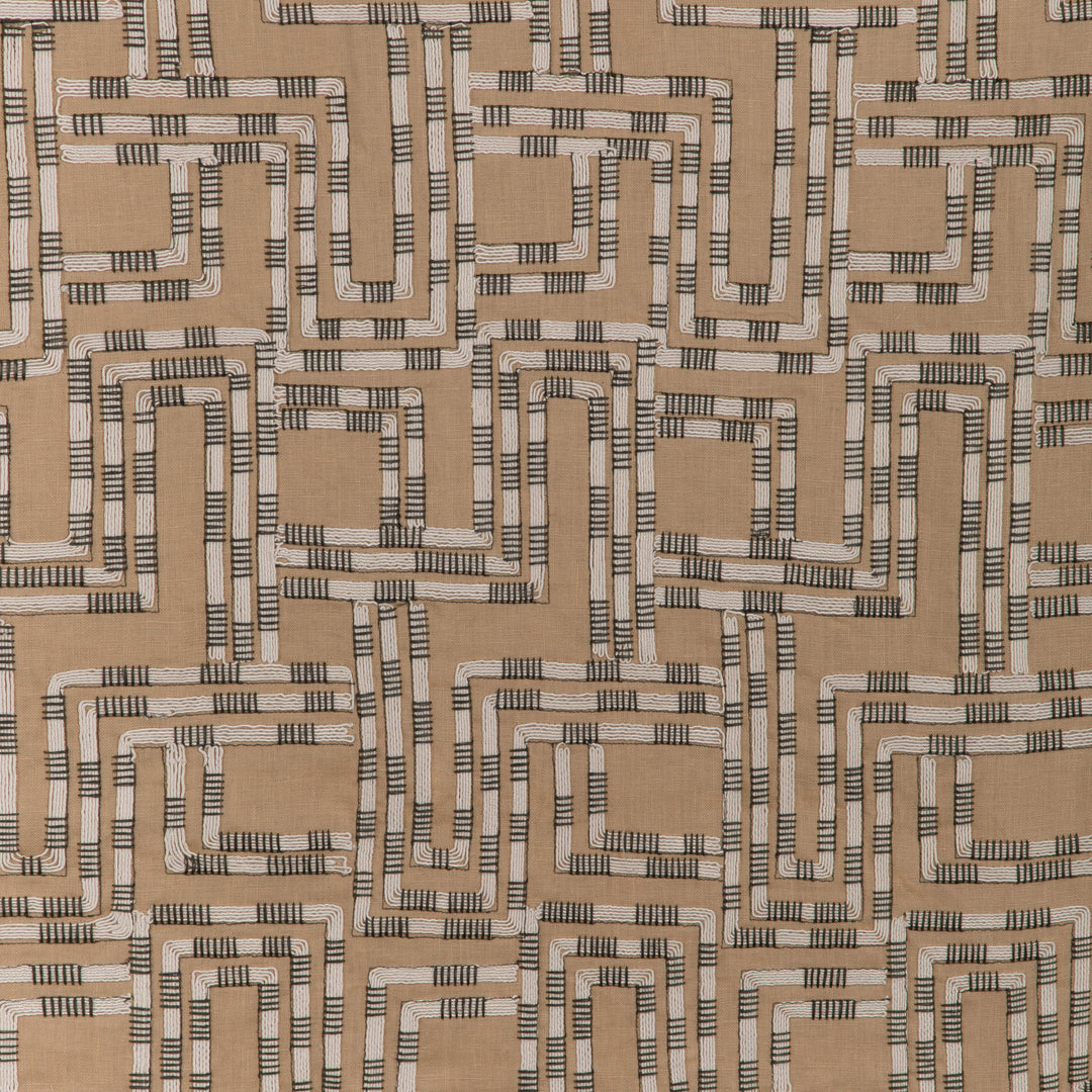 Lee Jofa Modern Fabric Circuit Emb - Buff