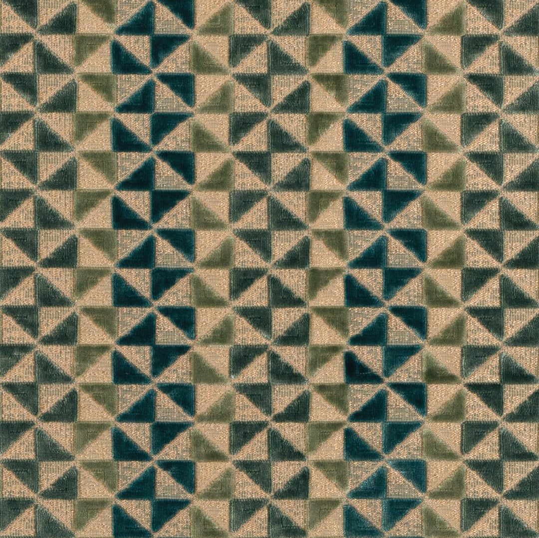Lee Jofa Modern Fabric Prisma Velvet - Turquoise