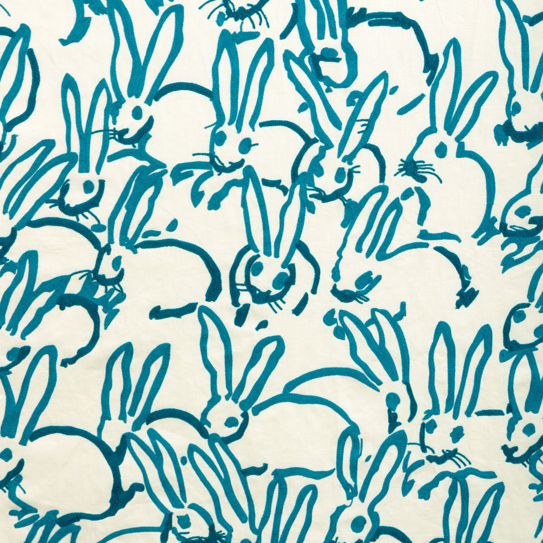 Lee Jofa Modern Fabric Hutch Crewel - Teal