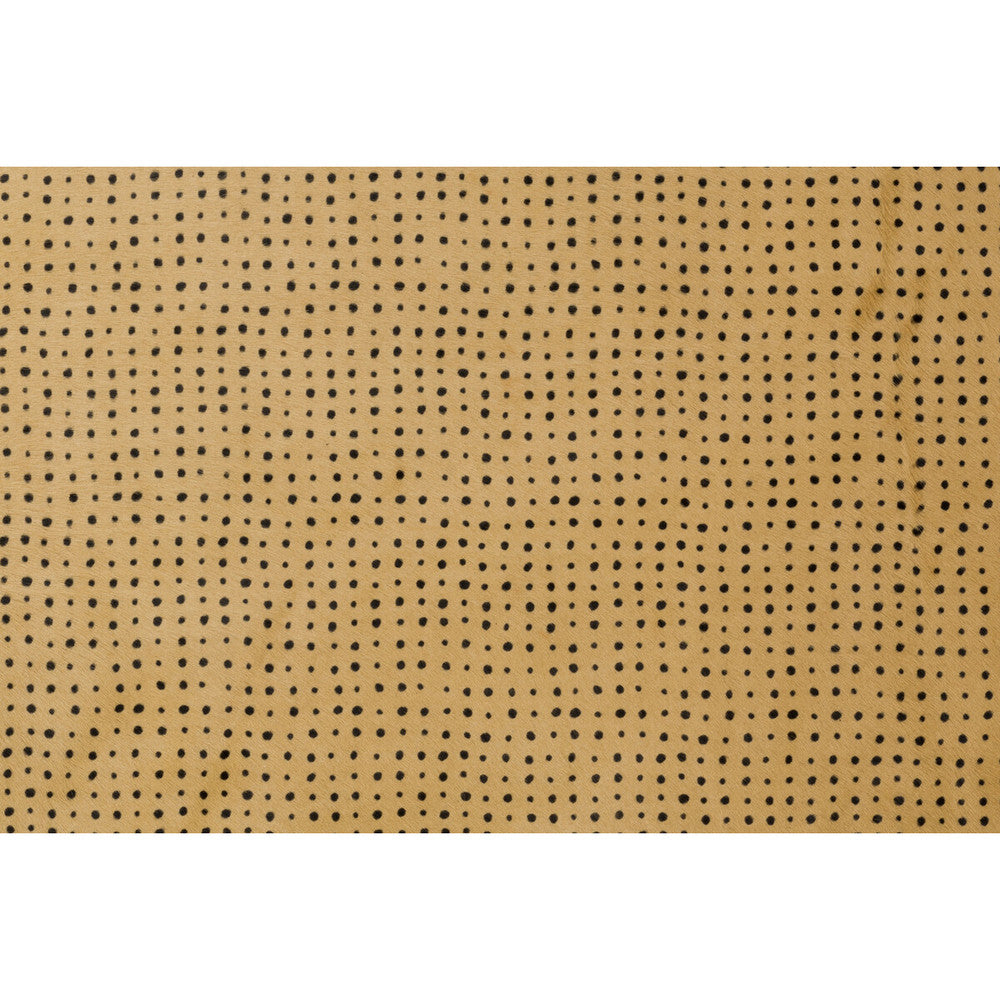 Dame Straw/Ebony by Groundworks Designer Fabric KELLY WEARSTLER LEATHER COLLECTION LEATHER - 100% Italy LIGHT Horizontal: 4.75 and Vertical: 4.5 31.5 - Swanky Fabrics -