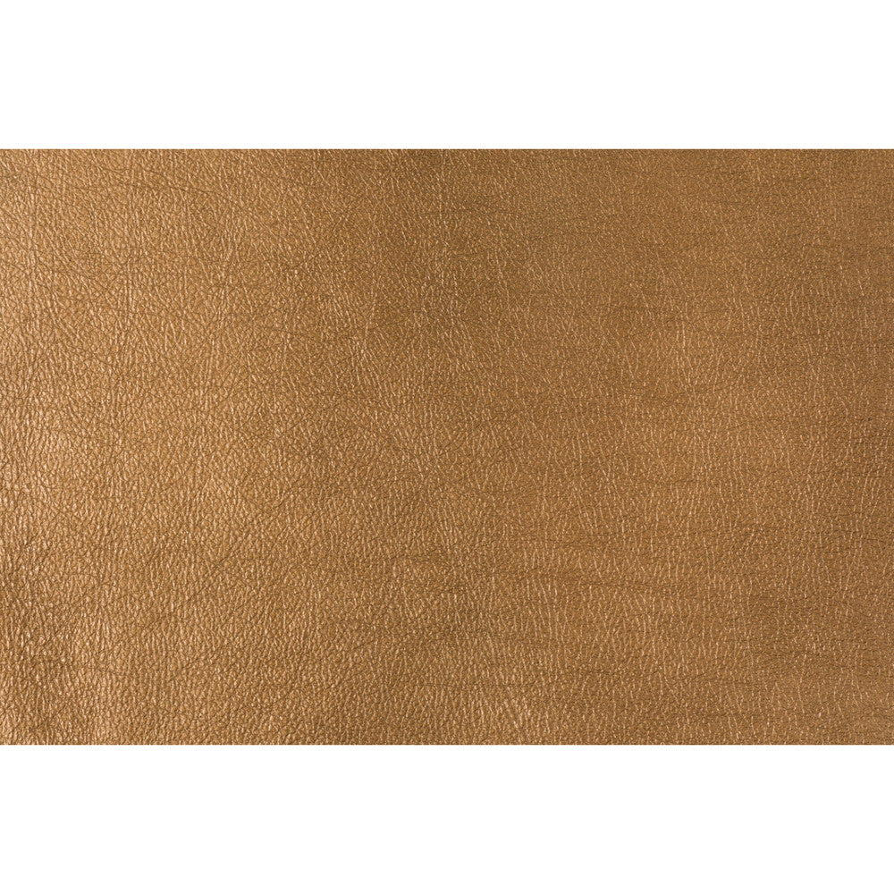Trophy Copper by Groundworks Designer Fabric KELLY WEARSTLER LEATHER COLLECTION LEATHER - 100% Brazil MEDIUM Horizontal: and Vertical: - Swanky Fabrics -
