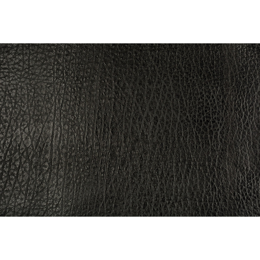Femme Fatale Black by Groundworks Designer Fabric KELLY WEARSTLER LEATHER COLLECTION LEATHER - 100% United States MEDIUM Horizontal: and Vertical: - Swanky Fabrics -