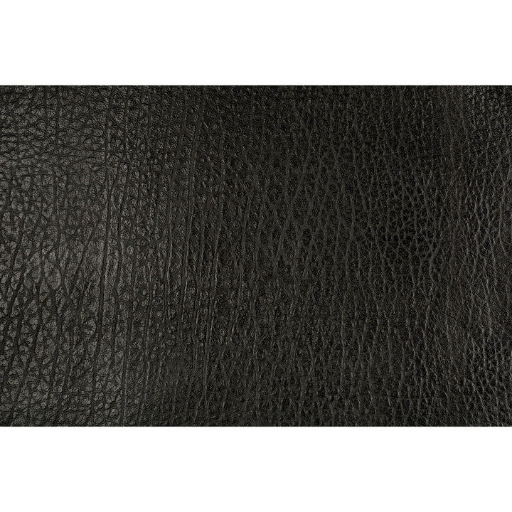 Femme Fatale Black by Groundworks Designer Fabric KELLY WEARSTLER LEATHER COLLECTION LEATHER - 100% United States MEDIUM Horizontal: - and Vertical: - - - Swanky Fabrics -