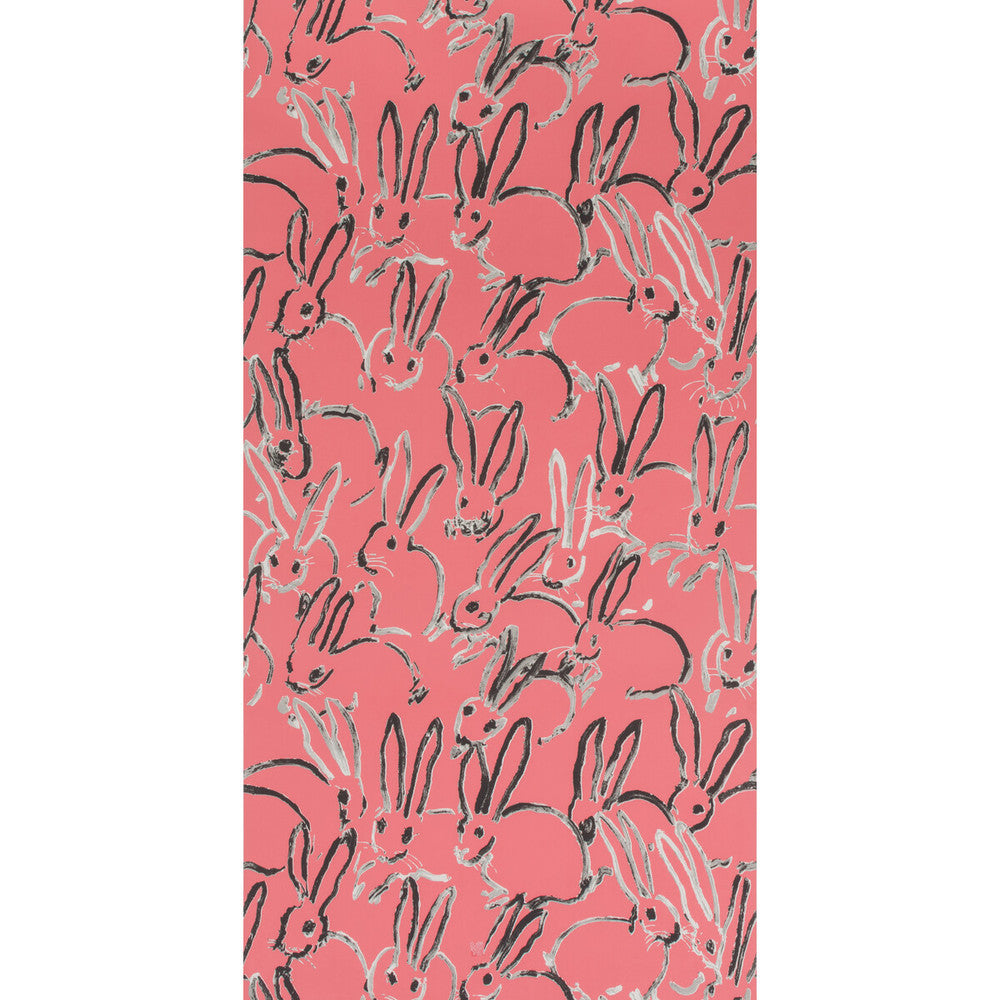 Hutch Pink by Groundworks Designer Wallcovering HUNT SLONEM FOR GROUNDWORKS PAPER - 100% United States - Horizontal: 27 and Vertical: 31.75 27 - Swanky Fabrics -