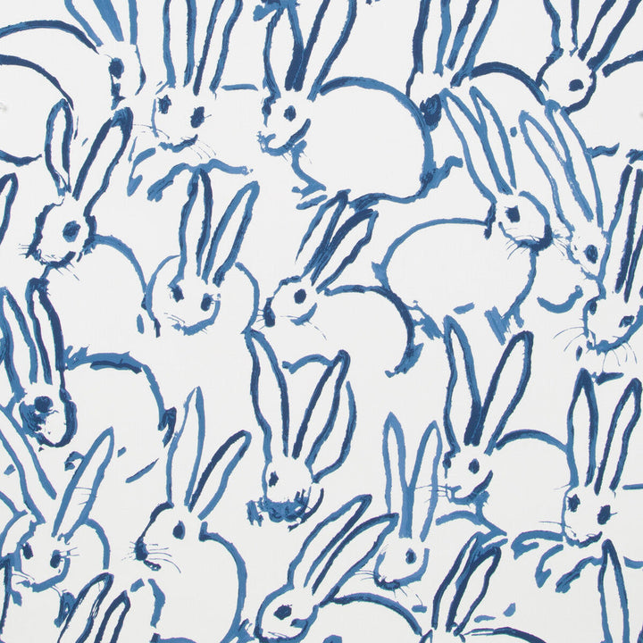 Hutch Navy by Groundworks Designer Wallcovering HUNT SLONEM II PAPER - 100% United States - Horizontal: 27 and Vertical: 31.75 27 - Swanky Fabrics -