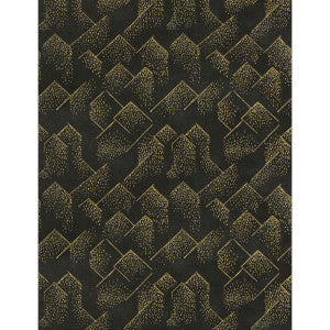 Lee Jofa Modern Wallpaper Brink Paper Gold/Onyx