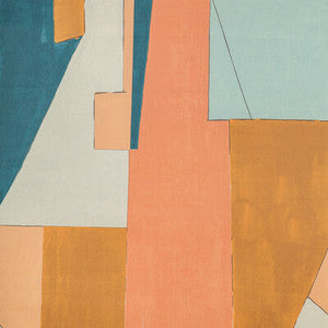 Lee Jofa Modern Wallpaper District Paper Apricot